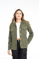 Chaqueta verde cazadora taches DW200