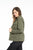 Chaqueta verde cazadora taches DW200