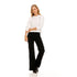 Pantalon negro bota ancha DW228
