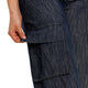 Pantalon ancho cargo azul tela liviana DW215 - Denim Wave