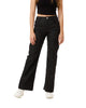Pantalón cargo negro encerado DW190