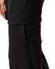 Pantalón cargo negro encerado DW190