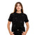 Camiseta negra estrellas DW219 - Denim Wave