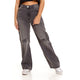 Jean gris ancho DW177