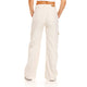Pantalón ancho beige DW151
